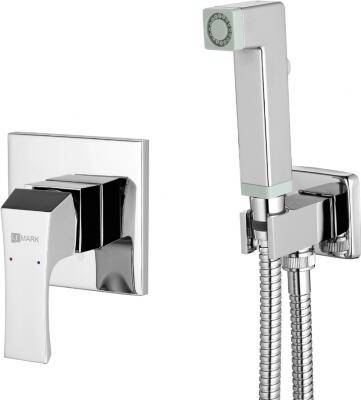 Гигиенический душ Lemark Unit LM4519C со смесителем хром, в стиле hi-tech 