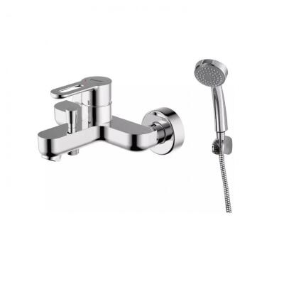 Смеситель для ванны c коротким изливом с аксессуарами Bravat Stream-D F637163C-B 