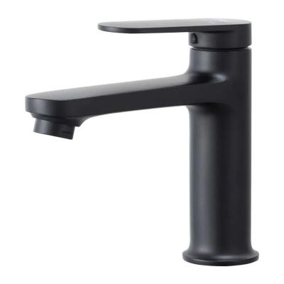 Смеситель для раковины Frap H85 F1085-6 черный однорычажный, длина излива 12.5 см 