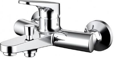 Смеситель Bravat Eler F6191238CP-01 для ванны с душем, однорычажный, хром 