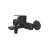 Смеситель Bravat Rhein F6429564BW-01-ENG для ванны с душем, матовый черный, однорычажный, длина излива 11.3 см - item_744